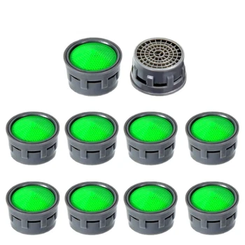 Waschbecken-Wasserhahn-Filter, Wasserhahn-Kunststoffeinsatz, Ersatzdüsenfilter - Ersatzteile (10 Stück)