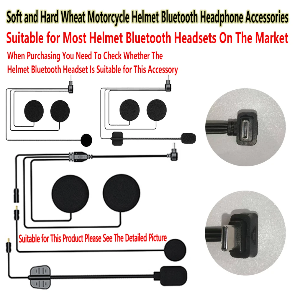 Motorradhelm Bluetooth Headset Intercom Mikrofon Universal