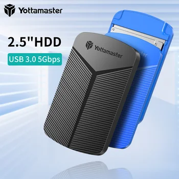 Yottamaster 2,5-Zoll-HDD-Gehäuse SATA auf USB 3.0-Adapter Festplattengehäuse 6 Gbit/s UASP-Festplattengehäuse