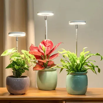 LED-Wachstumslicht, Vollspektrum-Pflanzenlampe, verstellbar, dimmbar, Wachstumslampe, LED-Hydrokulturlampe