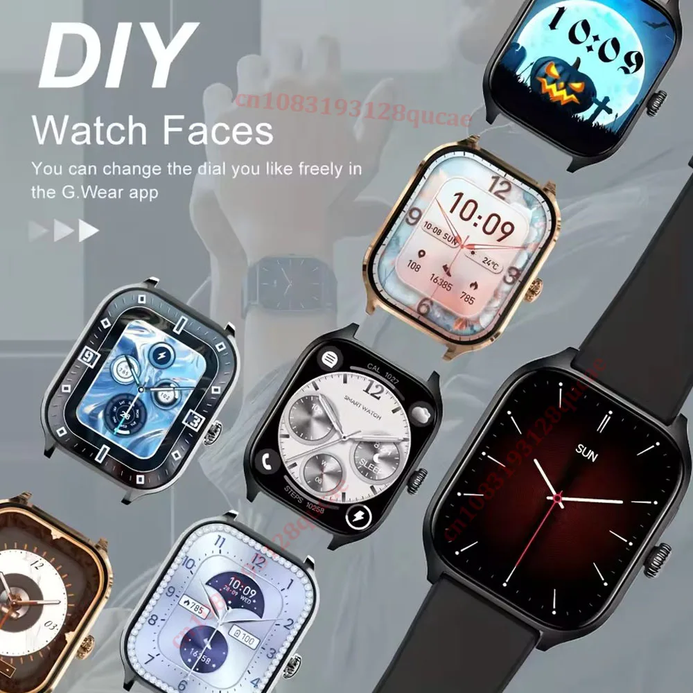 2026 Smartwatch Android iOS Telefon 2,01 Zoll Farbdisplay – Bild 5