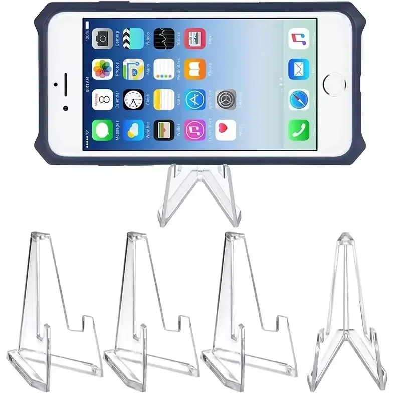 30-1PCS Dreieckige Karte Display Stand Mini Acryl Idol Foto – Bild 2