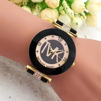 Mode TVK Marke frauen Uhr Einfache Luxus Strass Uhr für Frauen Quarzuhr Casual Silikon Armband Damen Uhr