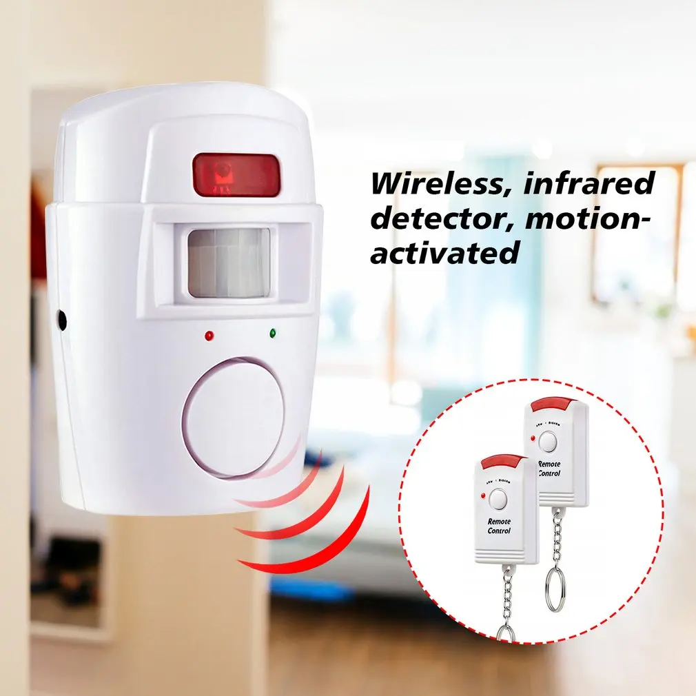 Wireless Motion Sensor Alarm Security Detector Indoor Outdoor – Bild 3