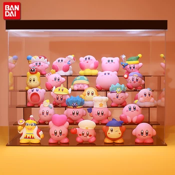 Spiele Star Kirby Anime Figur Nette Cartoon Rosa Kirby Mini Figur Dekorative Sammlung Spielzeug (8 Stück)