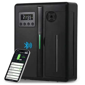 Raumduft-Diffusor zur Wandmontage, Hotel-Lufterfrischer, Bluetooth-Diffusor für ätherische Öle, eingebauter
