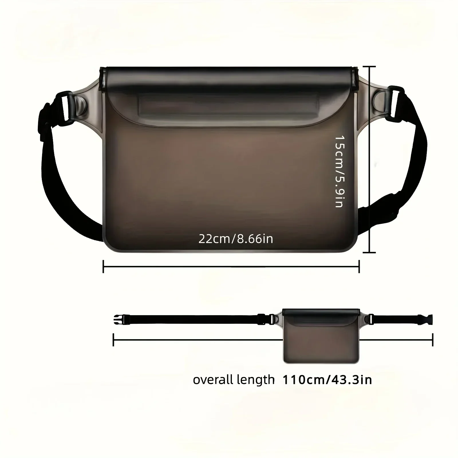 Wasserdichte Handytasche, dreilagige, versiegelte – Bild 5