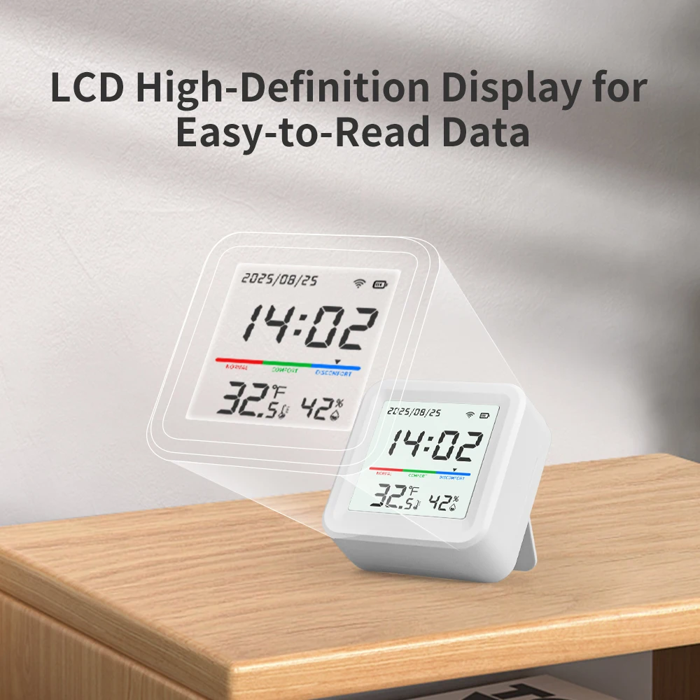 Tuya WiFi Smart Temperatur- und Feuchtigkeitssensor – Bild 3