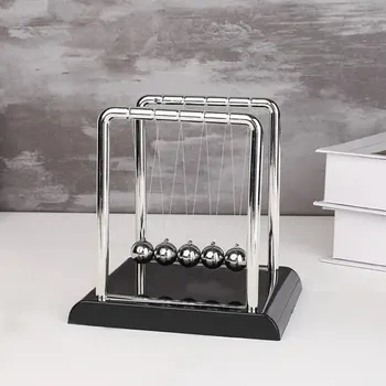 Newtons Wiege, Balance, Stahlkugel, Lehrmittel, Physik, Wissenschaft, Pendel, Desktop-Spielzeug, Stressabbau