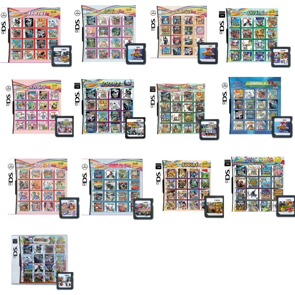 Hochwertige Videospielkarte Multi Games 4300 in 1