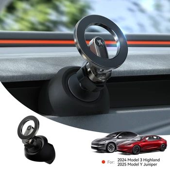 YZ Für Tesla Model 3 Y/YL Highland Juniper Magnetische Auto-Handyhalterung 360-Grad-Rotation