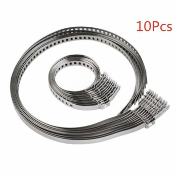 Achse CV Joint Boot Klemmen Kits Edelstahl Antriebswelle CV Boot Klemmen Einstellbar 32-41mm (10 Stück)