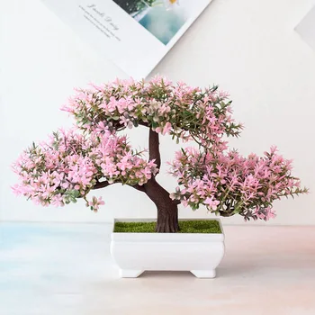 Künstliche Pflanzen Bonsai Kleiner Baum Topf Gefälschte Pflanze Blumen Topf Ornamente Für Home Zimmer
