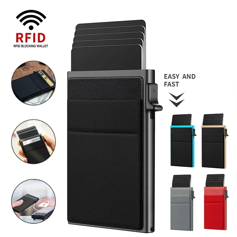 Rfid Anti Blocking Smart ID Bank Kreditkarte Halter – Bild 2