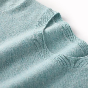 Herbst und Winter dünner Pullover Damen Rundhalspullover lässig gestrickt Top Damen kurze Unterlage Mode 18