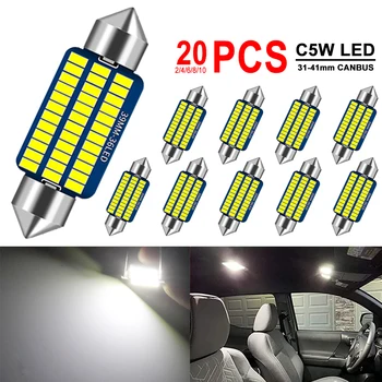C5W Led-lampen Canbus Girlande 31/36/39/41mm LED Für Auto Innen Dome Stamm Kennzeichen Lichter 12V 300LM 6500K