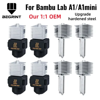 Bambu Lab A1/A1MINI Düse aus gehärtetem Stahl, integriertes A2L Hotend-Kit, hochpräzise A1-Düsen, wie das