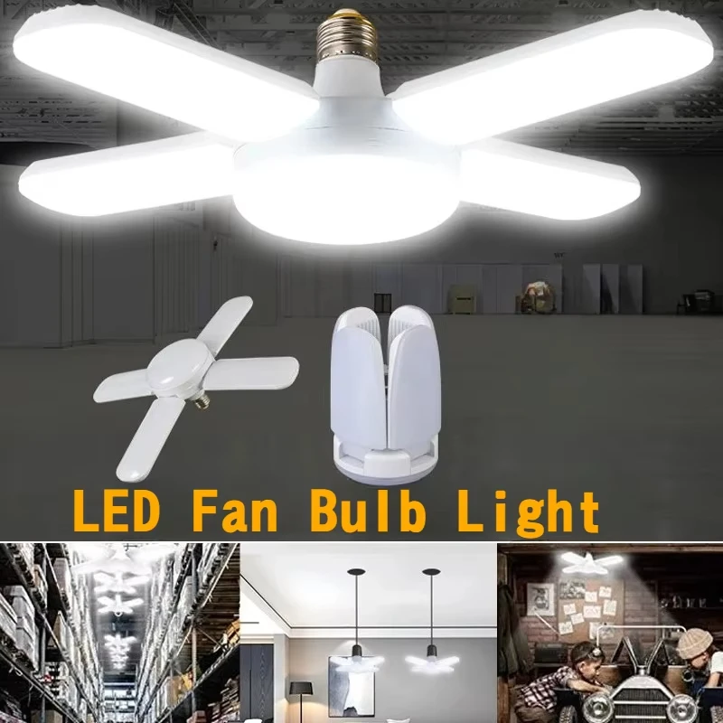 28W fächerförmige LED-Glühbirne E27 LED-Lampe, faltbar, 220V