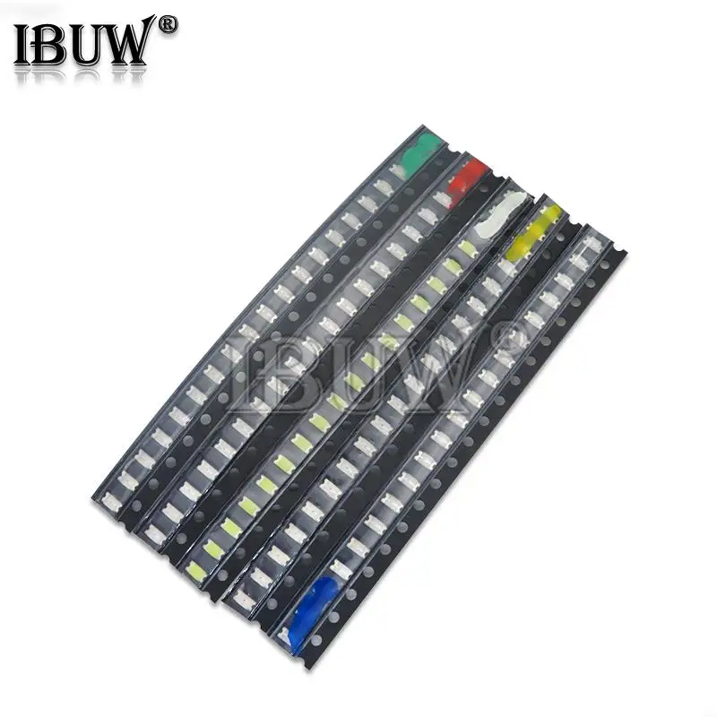 100 Stück = 5 Farben x 20 Stück 5050 5703 1210 1206 0805 0603 – Bild 5