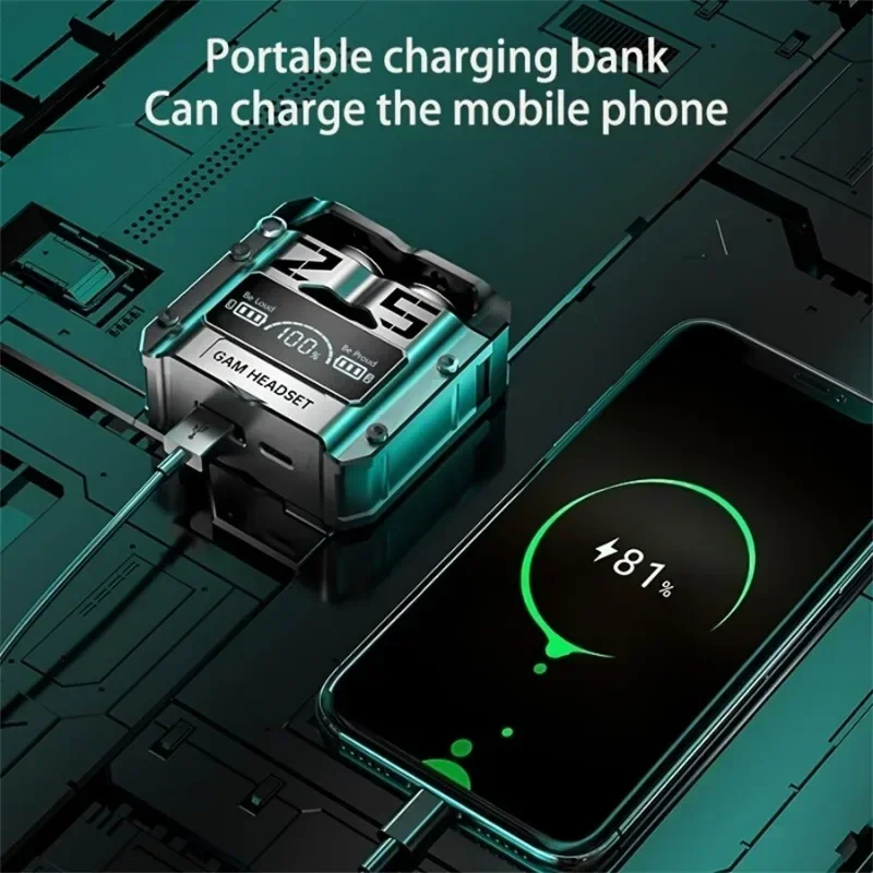 M25 TWS Drahtlose Kopfhörer Kopfhörer Bluetooth Touch Control – Bild 5
