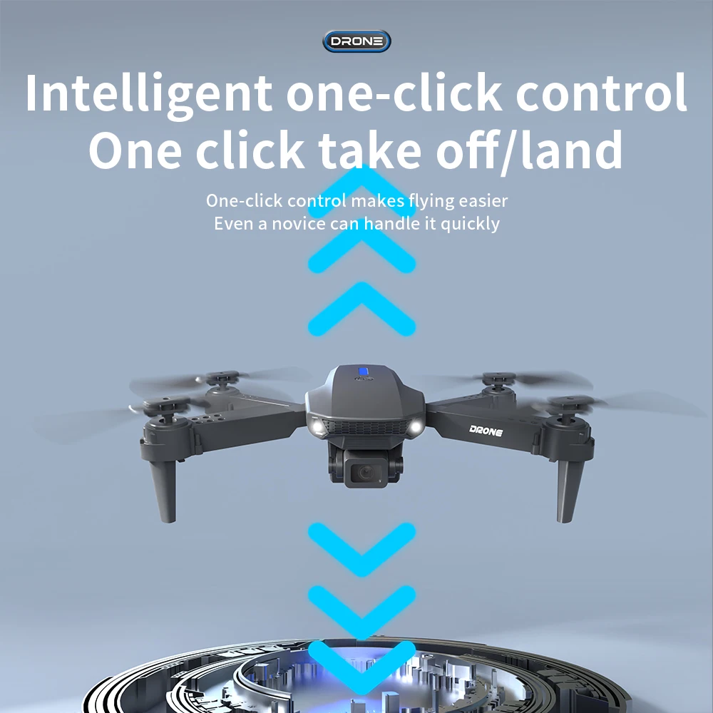 2026 Mini RC E88 Drohne Faltbarer Quadcopter LED Hover – Bild 6