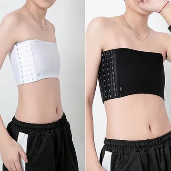 Frauen Brust Binder Lesben Trans Crop Top Flache Brust Binder Bh Les Korsett Stretch Körper Gestaltung