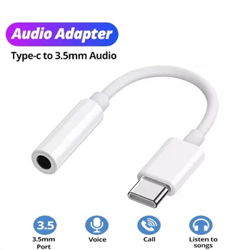 USB Typ C auf 3,5 Klinke Kopfhörer Adapter USB-C 3,5 mm Audiokabel Konverter für IPhone 15 15 Pro MAX Samsung