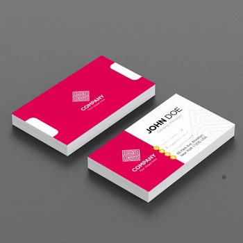 Benutzerdefinierte Logo-Farbige Doppelseitige Kleine Visitenkarten Dankeskarten Geschenkkarten (100 Stück)
