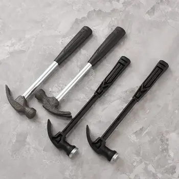 Langlebiges Handwerk DIY Holz bearbeitung Mini Hammer Metall Eisen Kunststoff Reparatur Horn Hammer Multi tool