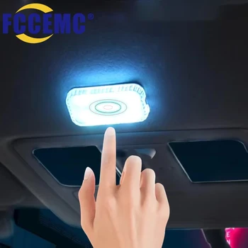LED Touch Licht Mini Drahtlose Auto Innen Beleuchtung Auto Dach Decke Leselampe für Tür Fuß Stamm Lagerung Box