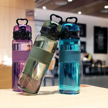 500 ml Sport Wasser Flasche Tragbare Auslaufsicher Kunststoff Tasse Drink Mit Tee Filter Tour Gym Outdoor