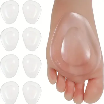 Gel-Vorfußpolster Rutschfeste Halbe Einlegesohlen Schuheinlagen für Damen High Heels Fußschmerz-Linderung