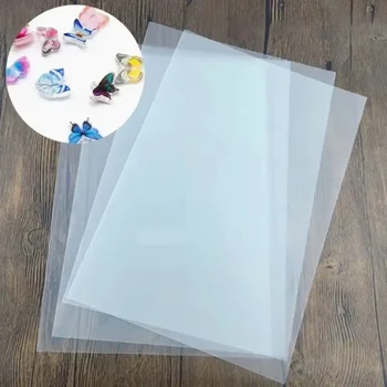 Schrumpfen Kunststoff Blätter DIY Spaß Thermische Schrumpfen Film Transluzente Schrumpfen Kunst (10 Stück)