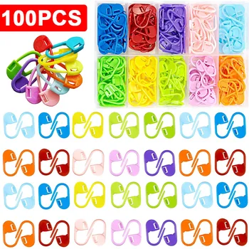 Beutel Kunststoff Kleine Clip Locking Stich Marker Häkeln Latch Stricken Werkzeuge Nadel Clip Haken Nähen