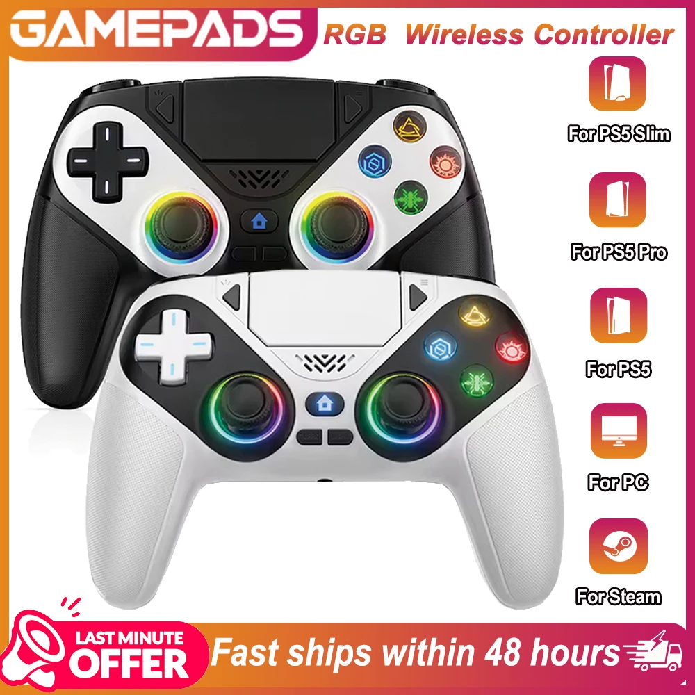 Gamepad für Playstation 5, kabelloser Controller