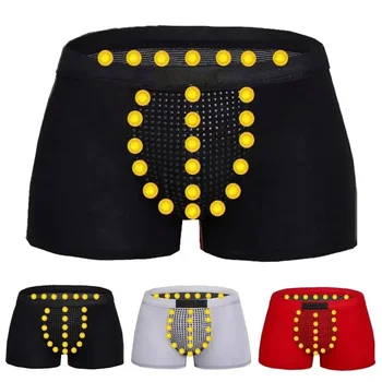 Herren Boxershorts mit Magnettherapie 2026, 22 Magnete für Durchblutung, Schmerzlinderung, Atmungsaktiv