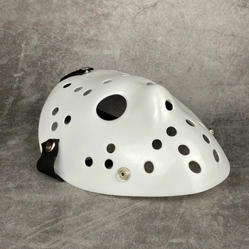 Halloween White Jason Maske New Freddie Vs. All White Pure White Jason Scary Funny Mask