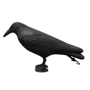 Decora cion Jardin Außen simulation Schwarz krähe Rabe Vogel abweisend Schädlings bekämpfung Tauben schutz