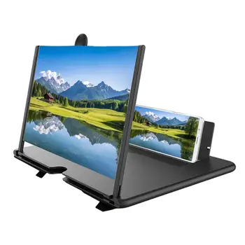 Handy-Bildschirmvergrößerer 3D HD Tisch-Lupe Handy-Vergrößerer für Senioren Videowiedergabe Filmnacht Zuhause