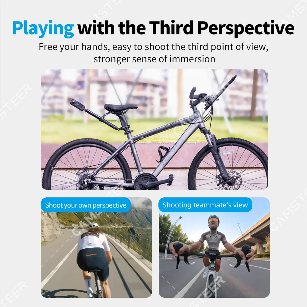 Camsteer Fahrrad-Rücksitzhalterung, 3. Person, Ansicht, GoPro – Bild 3