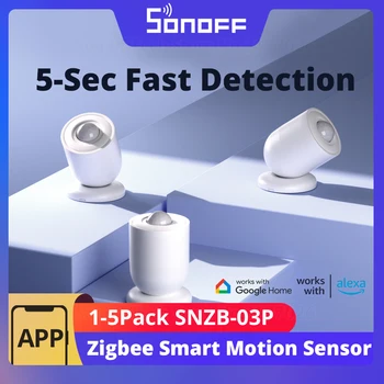 SONOFF SNZB-03P Zigbee-Bewegungssensor für intelligente Beleuchtung und Heimsicherheit, funktioniert mit Alexa