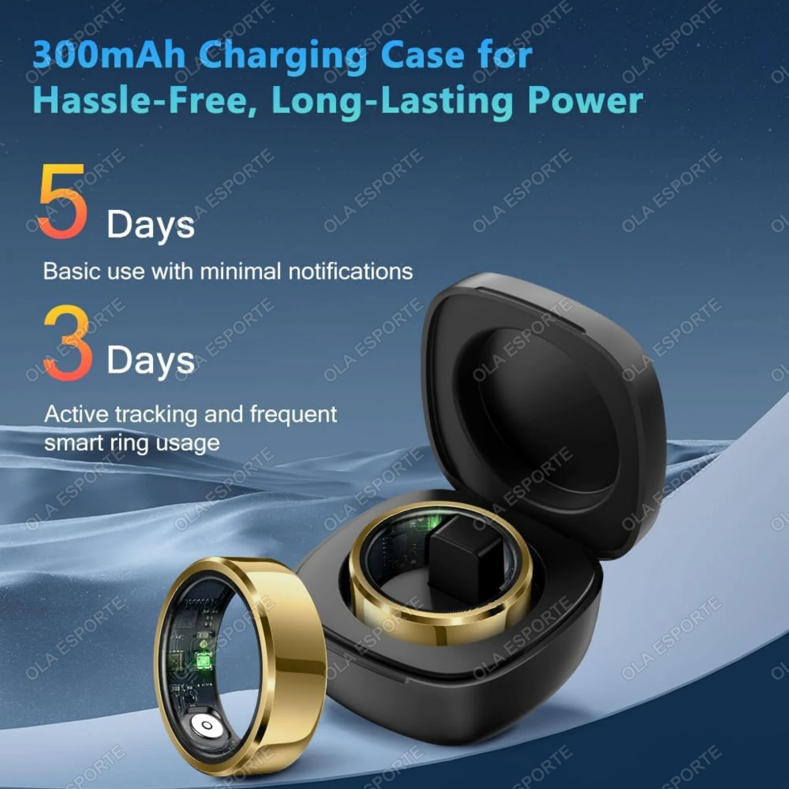 2025 Smart Ring Blutdruck Herzfrequenz Schlafüberwachung – Bild 6