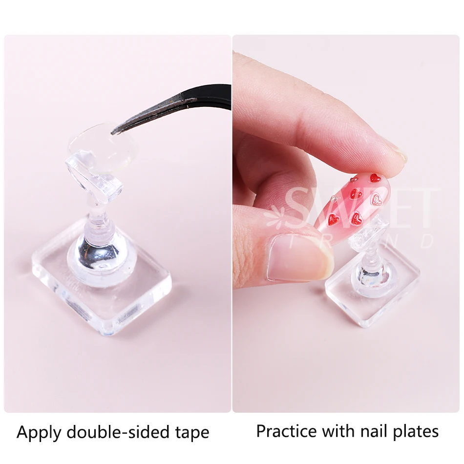 1 Set Nicht-Magnetische Nagel Display Acryl Nagel Display – Bild 4