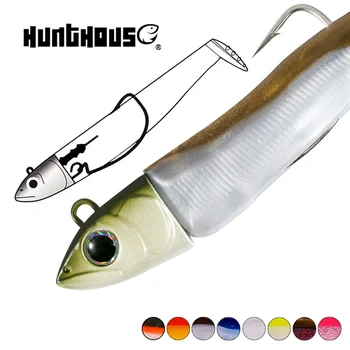 Hunthouse Barret Minnow 7g/12g/25g/40g/60g/90g/120g Easy Shiner Weicher Angelköder Jig-Köder für Barsch