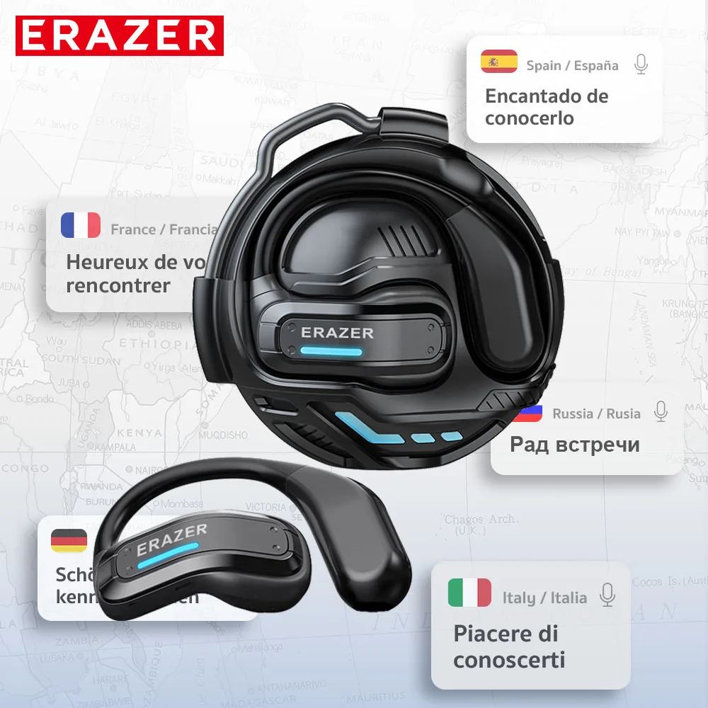 ERAZER X8 AI Translator Ohrhörer Gaming Bluetooth 5.4