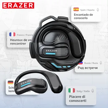 ERAZER X8 AI Translator Ohrhörer Gaming Bluetooth 5.4 Drahtlose Kopfhörer HD-Anruf-Kopfhörer mit geringer