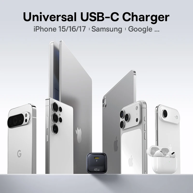 GaN USB-C Ladegerät 45 W PD für iPhone und Samsung Galaxy – Bild 6