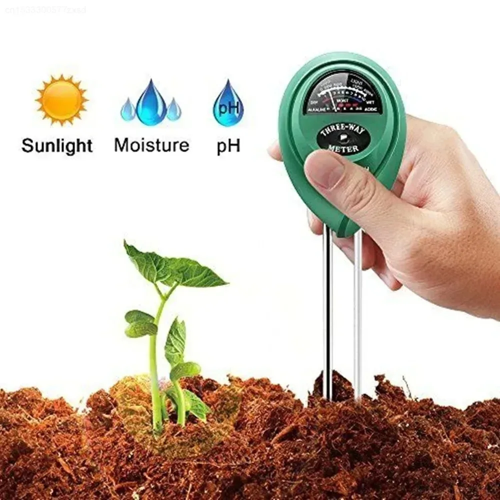 3-in-1 Boden-pH-Messgerät, Sonnenlichttester