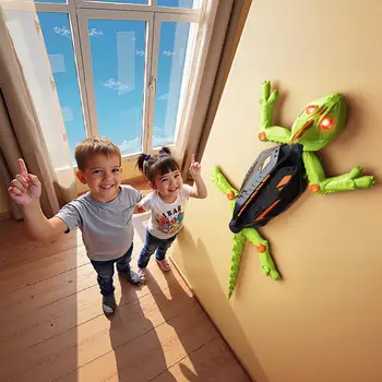 Wand Klettern RC Gecko Spielzeug Elektrische Fernbedienung Eidechse Wand Klettern Auto Gecko Tier Auto Kinder