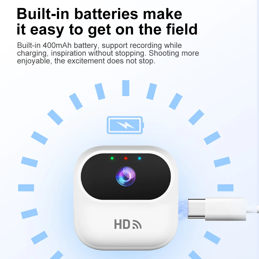 Ourlife HD Mini-Kamera WLAN Smart Home Sicherheitskamera – Bild 6